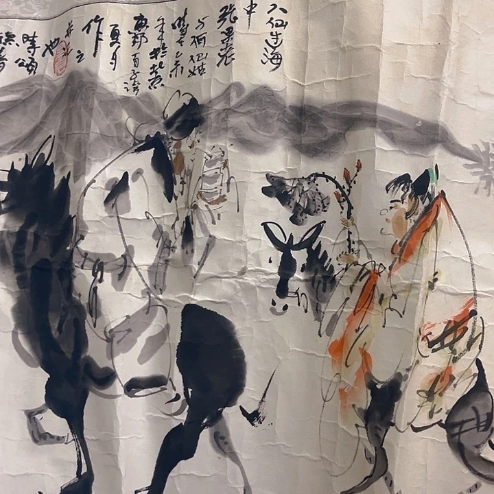 摆件，轴坏，破损，水渍，都是正常的