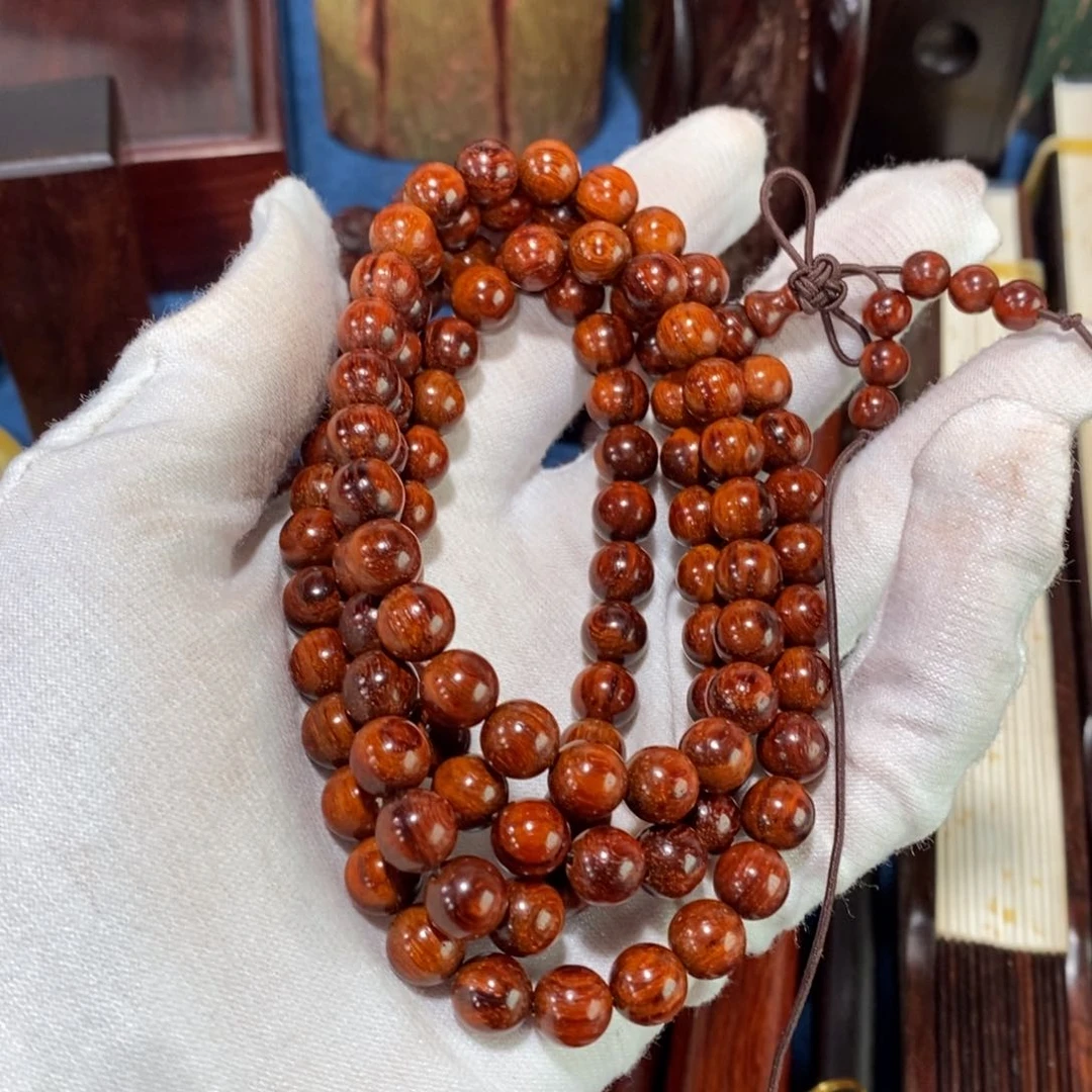 檀香紫檀（小叶紫檀）手串/手链0.8✖️108