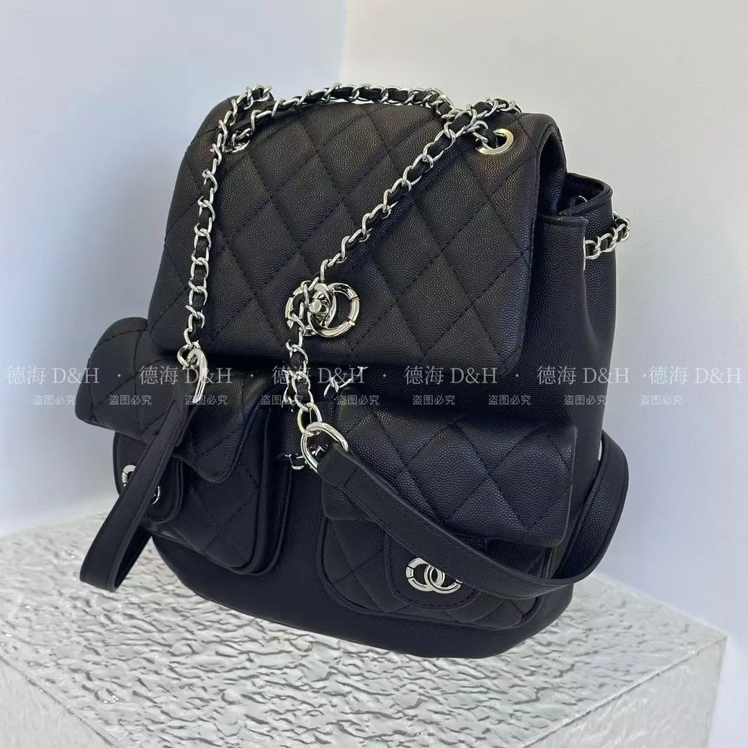 【柱哥柱嫂推荐】菱格链条双肩包 DHB 006