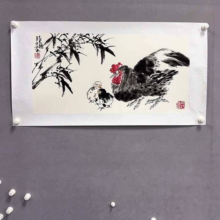 国画亲笔手绘放心去藏