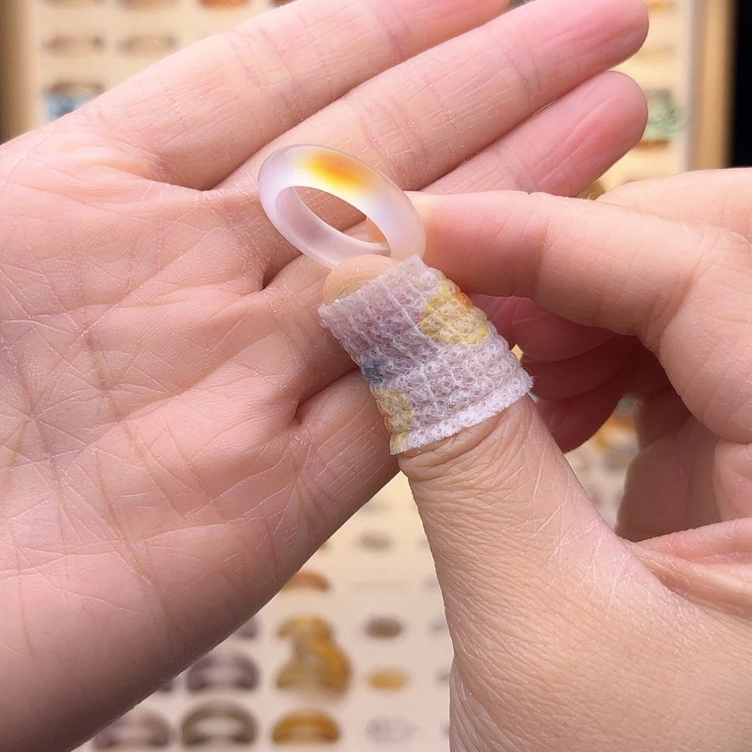 玛瑙/玉髓戒指未镶嵌