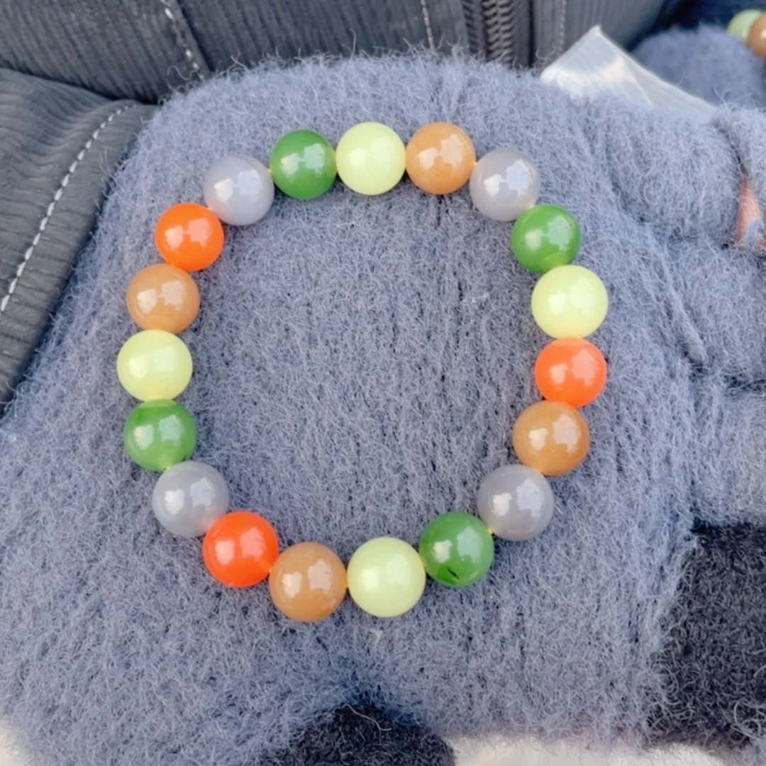 【闪购商品】和田玉手串未镶嵌和田玉多宝手串