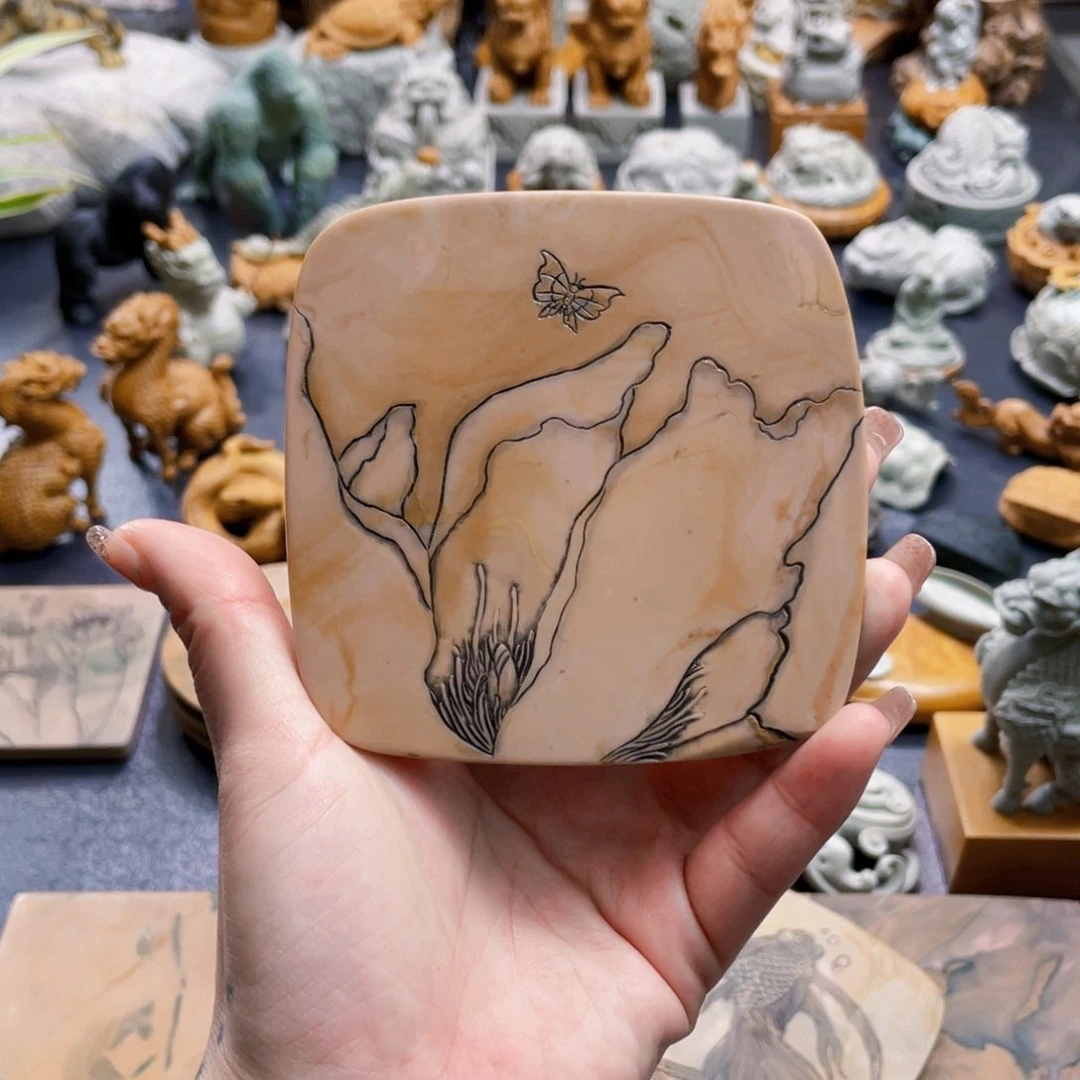 兰花壶垫10公分手工的