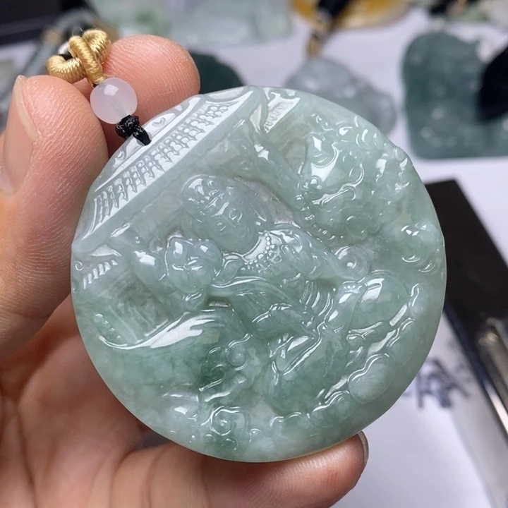 颈饰未镶嵌翡翠翡翠