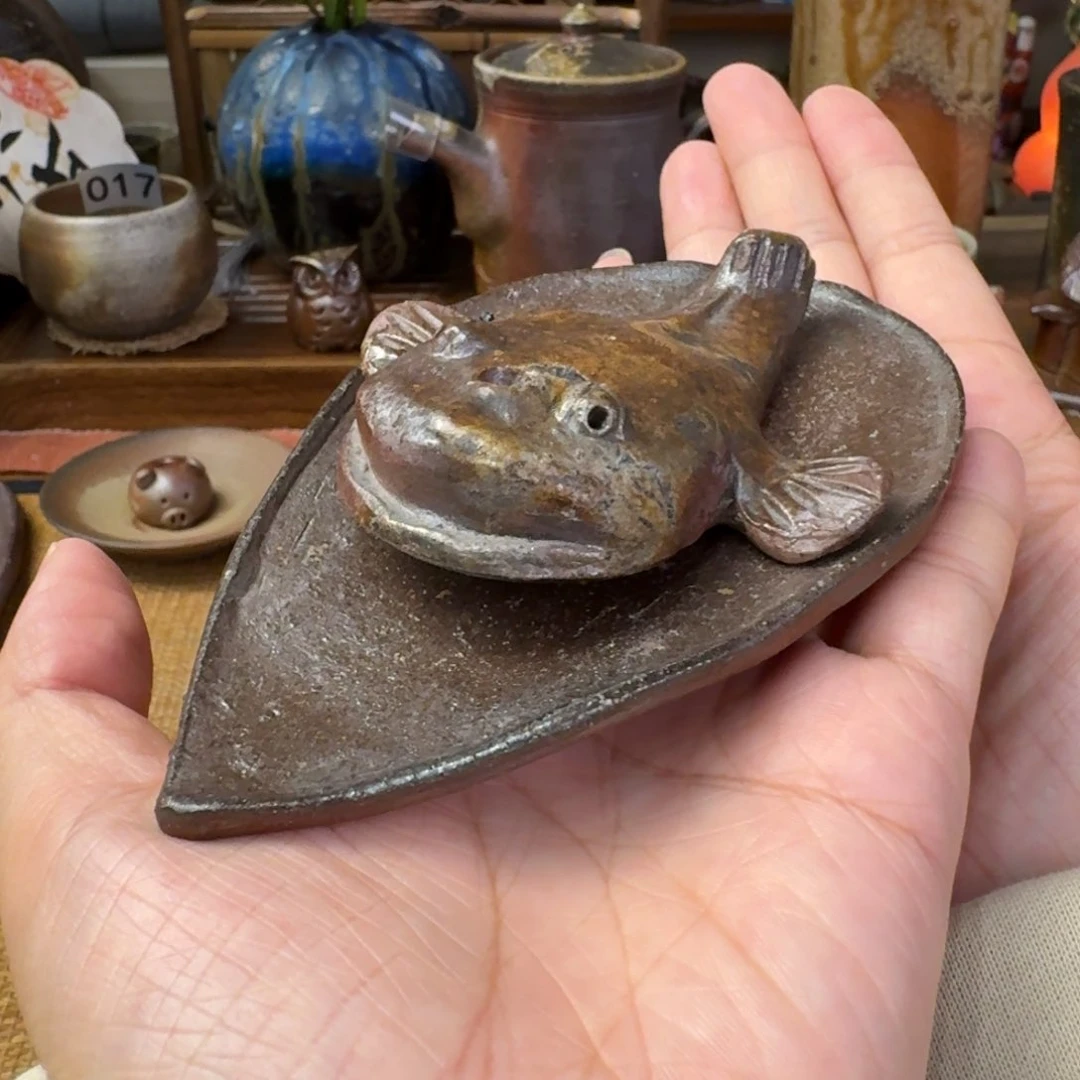 茶**店纪文春备前烧典藏版香入福利一口价