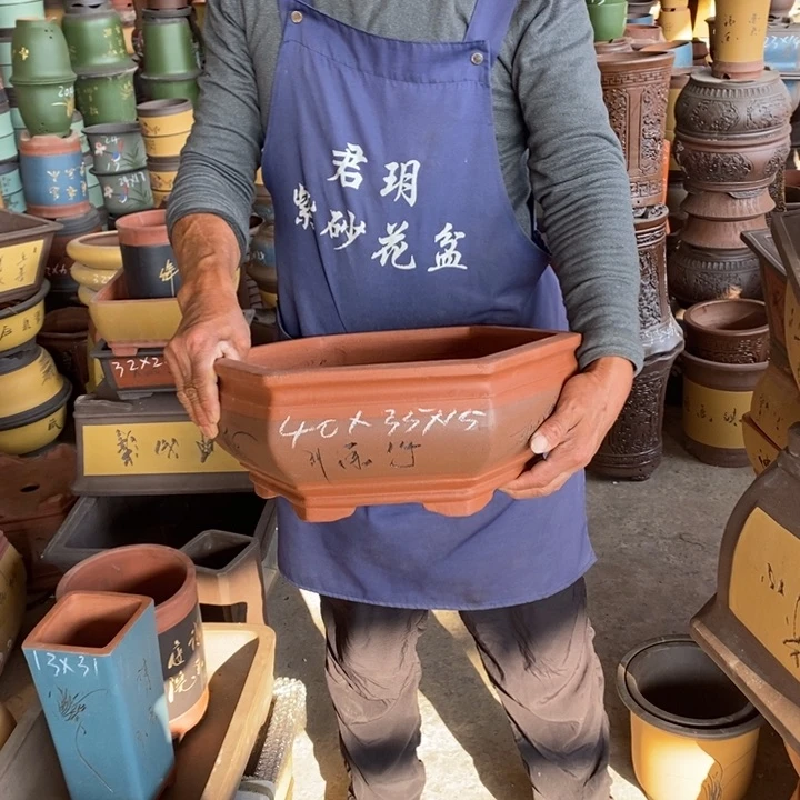 紫砂花盆紫砂花盆