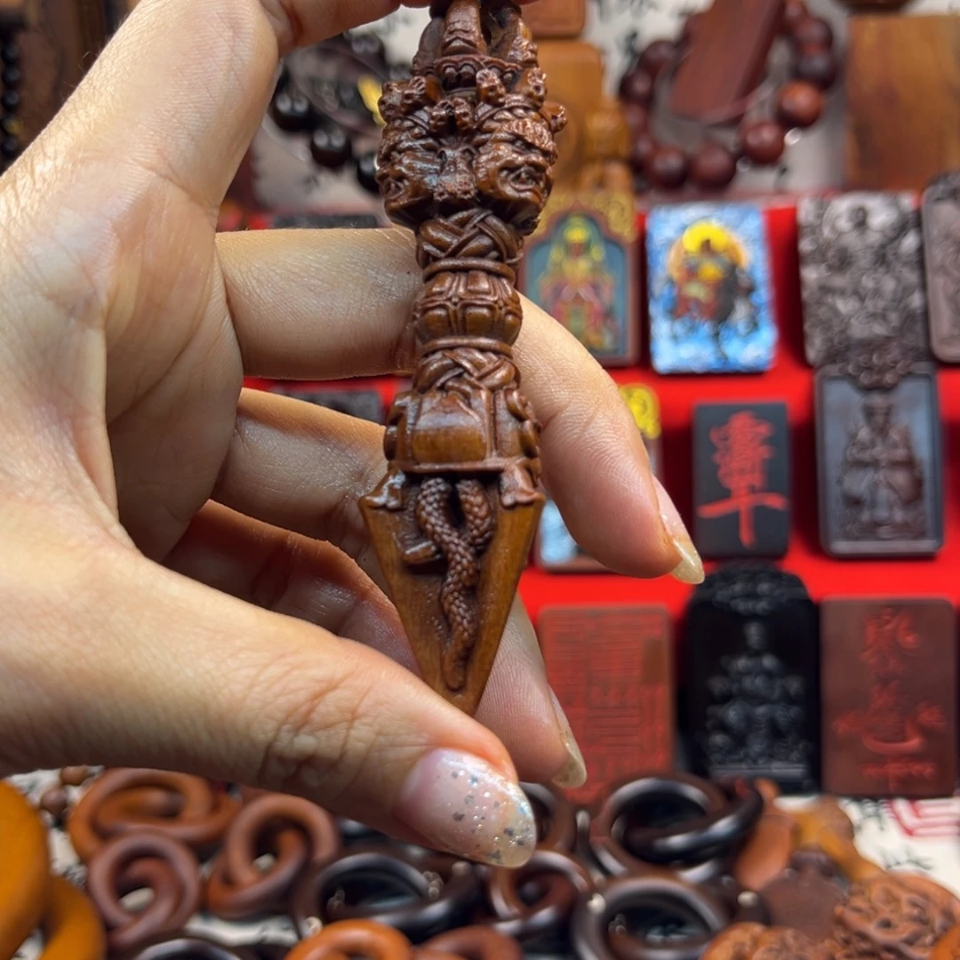 枣木天然雷击枣木金刚杵