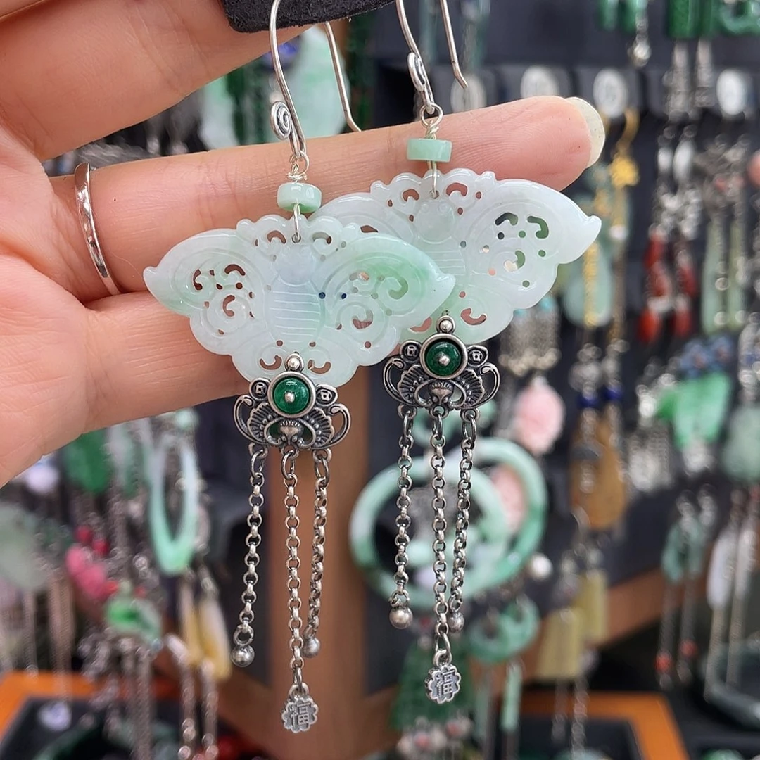 翡翠银S925镶嵌颈饰马****上500hhjhhh