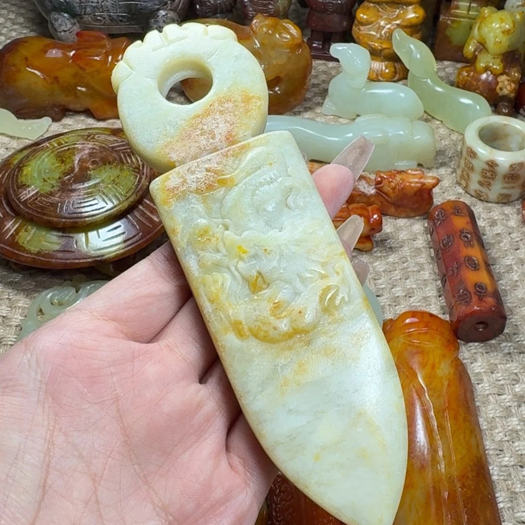 白玉菩提吊坠挂件
