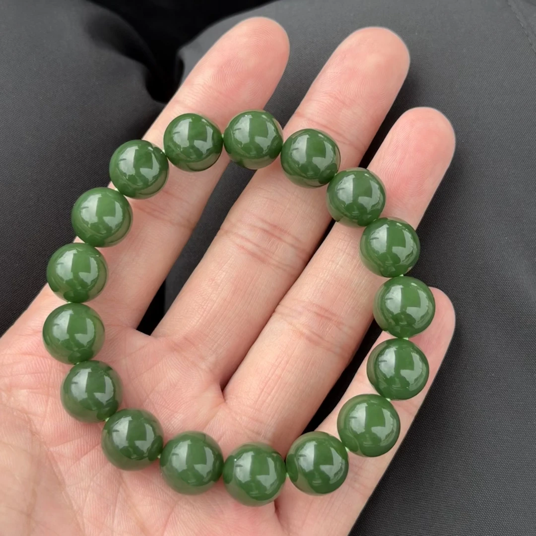 和田玉碧玉手串未镶嵌