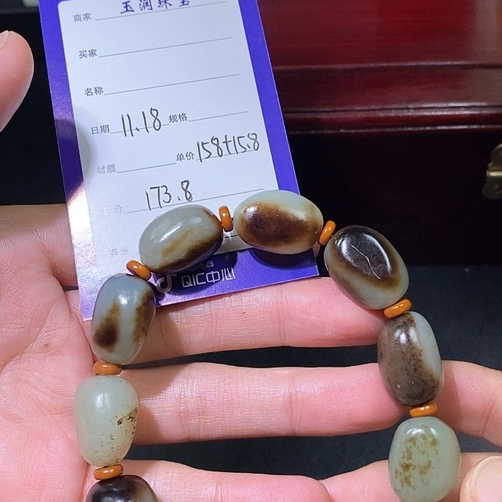 和田玉未镶嵌颈饰A7