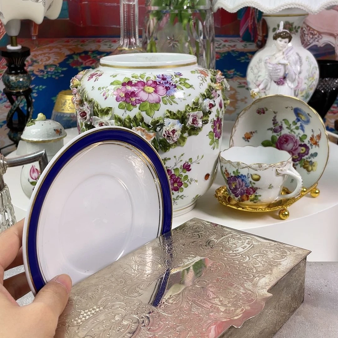 瓷器欧瓷咖啡杯水晶杯