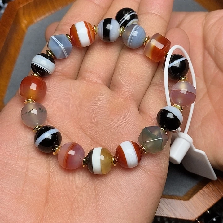 玛瑙/玉髓手链未镶嵌H***y