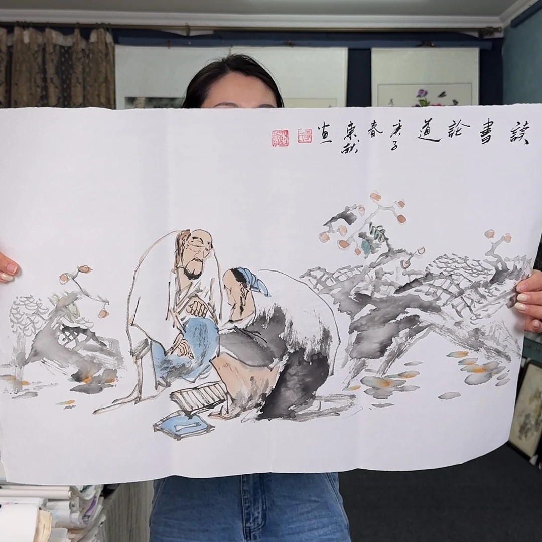 纯手绘国画作品作品