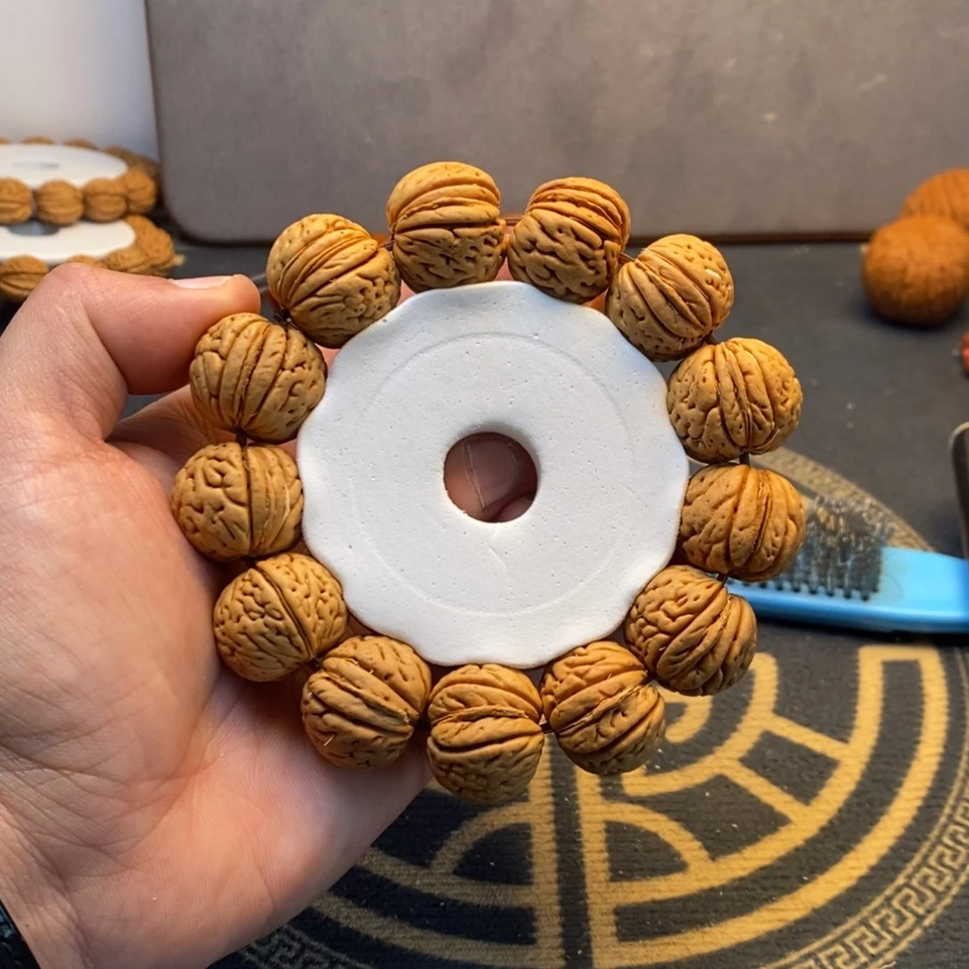 桃核吊坠磨盘桃核23毕业串