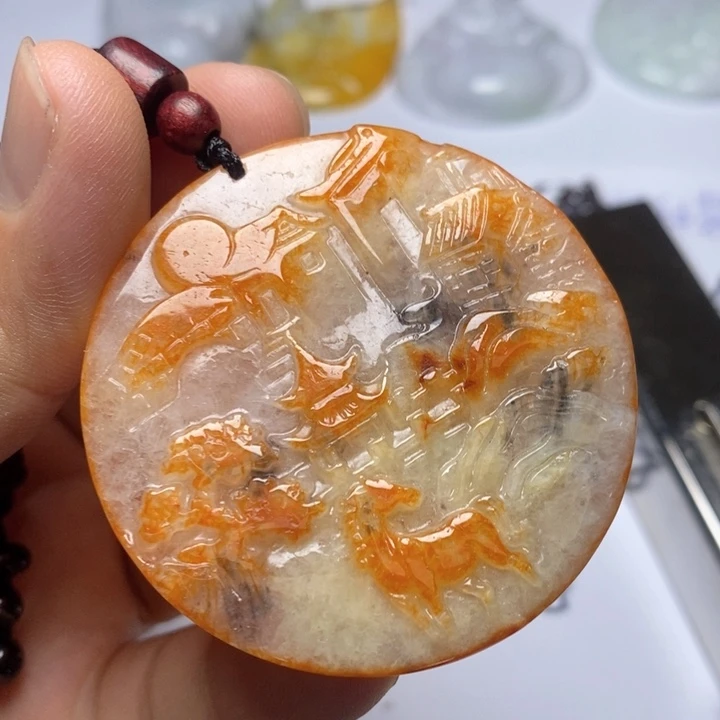 颈饰未镶嵌翡翠翡翠
