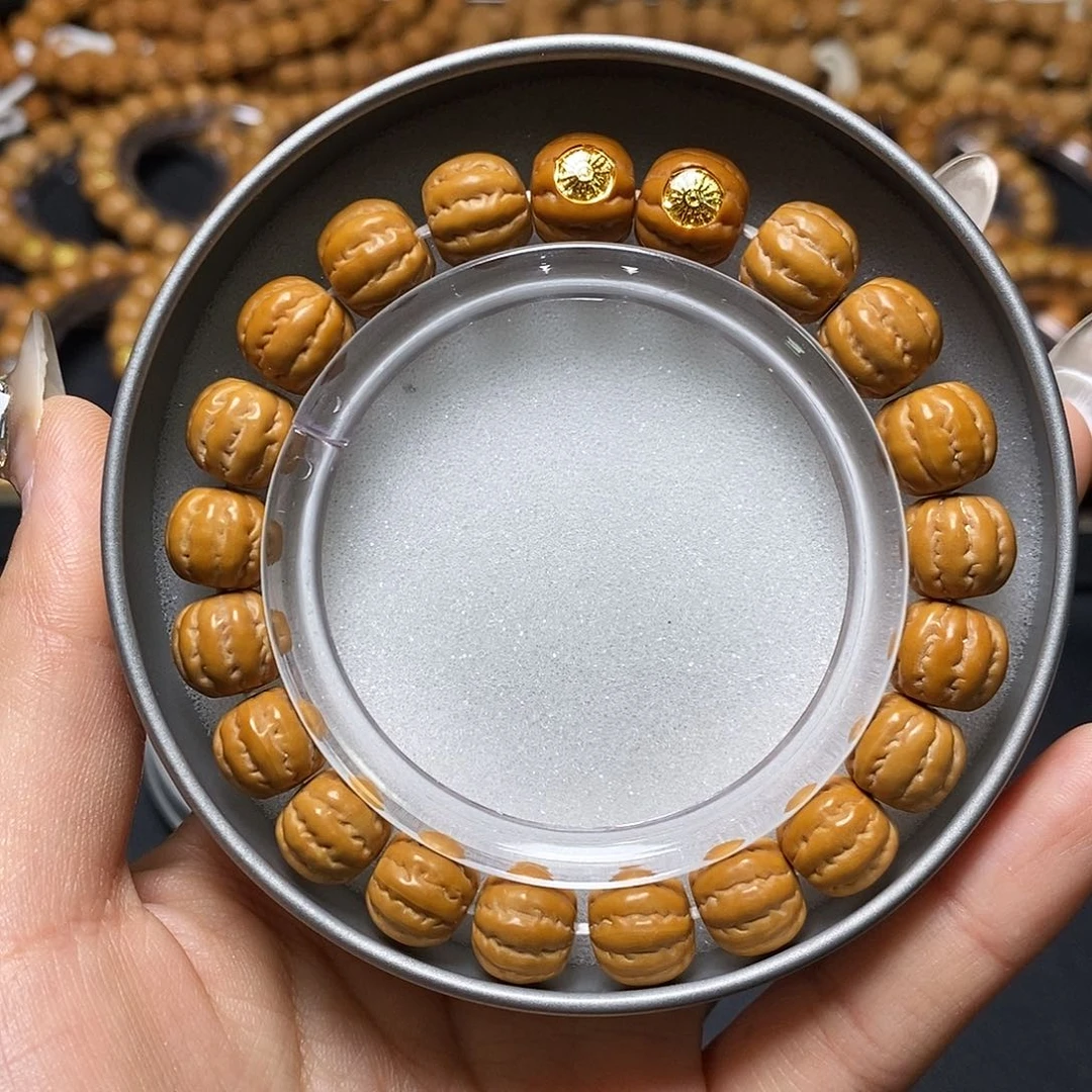 猴头核桃手串双标京八棱尺寸11左右全品单号338号