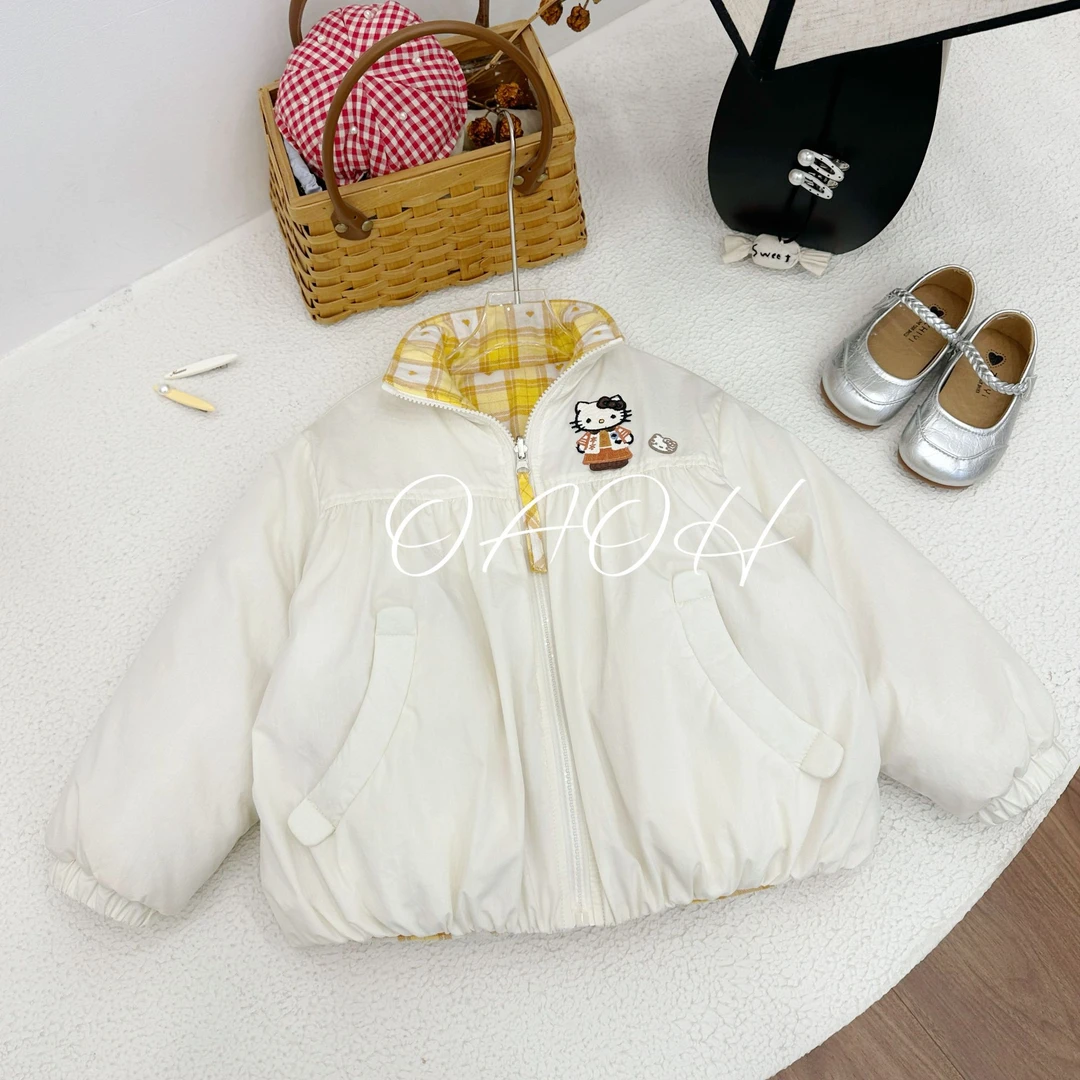OAOH【现货】【天空之城】女童冬棉服洋气女生儿童冬季加厚韩版W8050