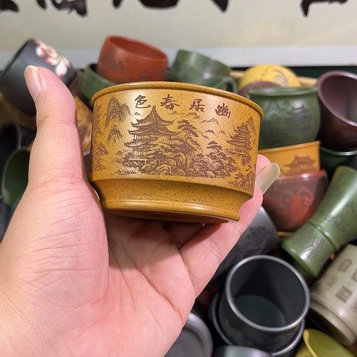 茶杯紫砂全手工紫砂主人杯