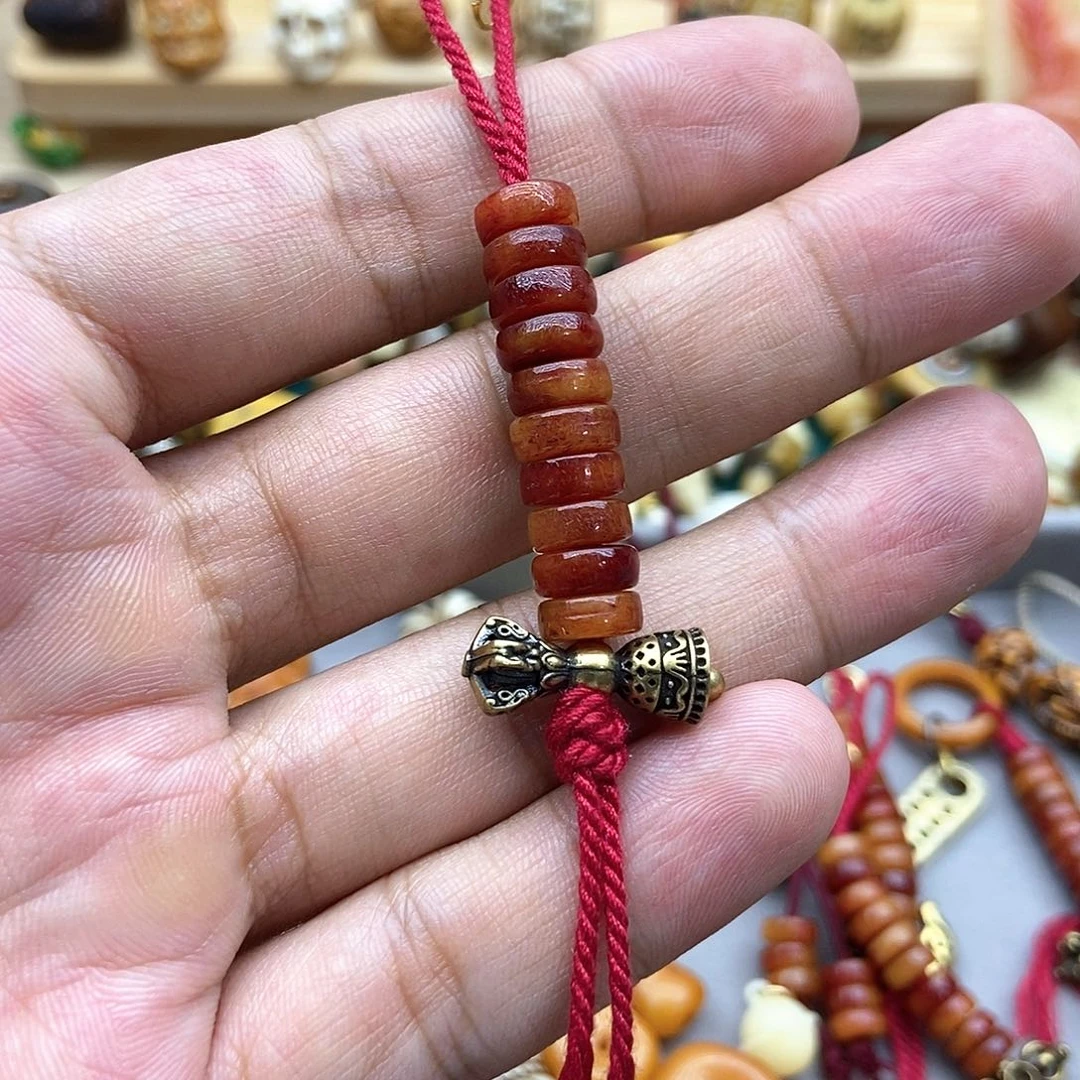 鱼***提其他驼骨配饰搭配