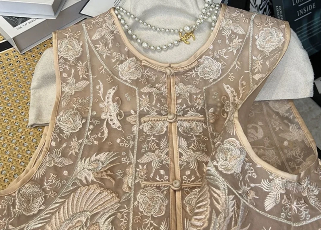 【吉象传承】春季新款重磅百搭马甲2025C1025-古月