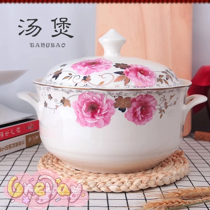 SL-2000ml大号加厚汤碗带盖