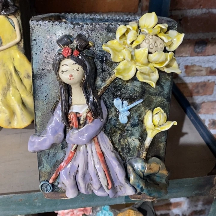 红陶青藤花器多肉花盆