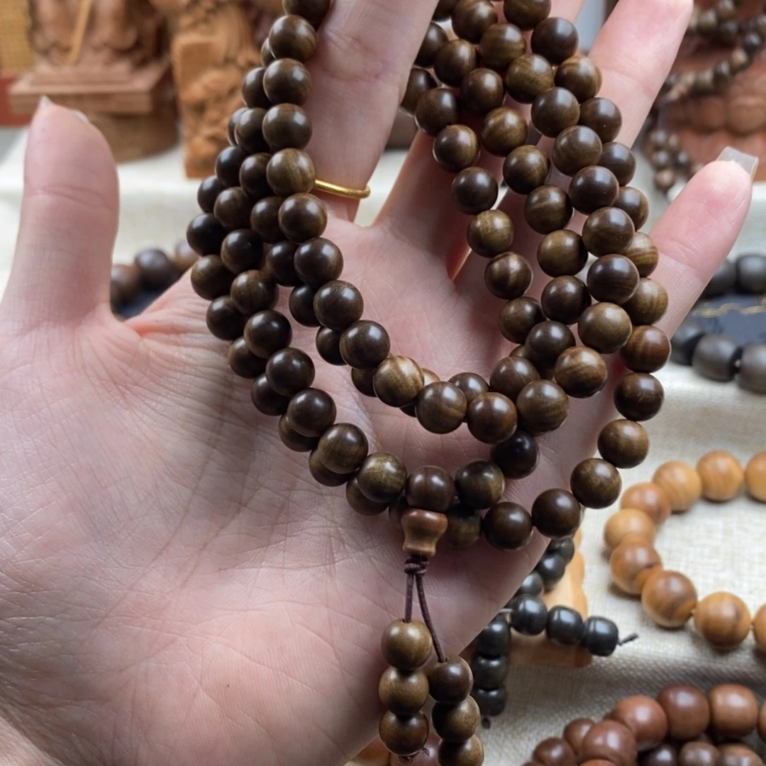 手串/手链檀香木迈索尔，老山檀香，庙香08水波