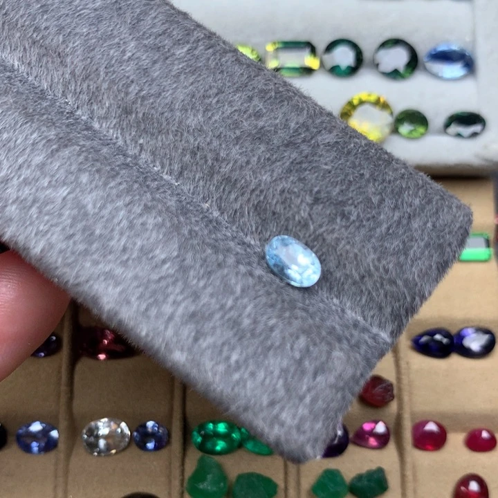 海蓝宝石裸石未镶嵌