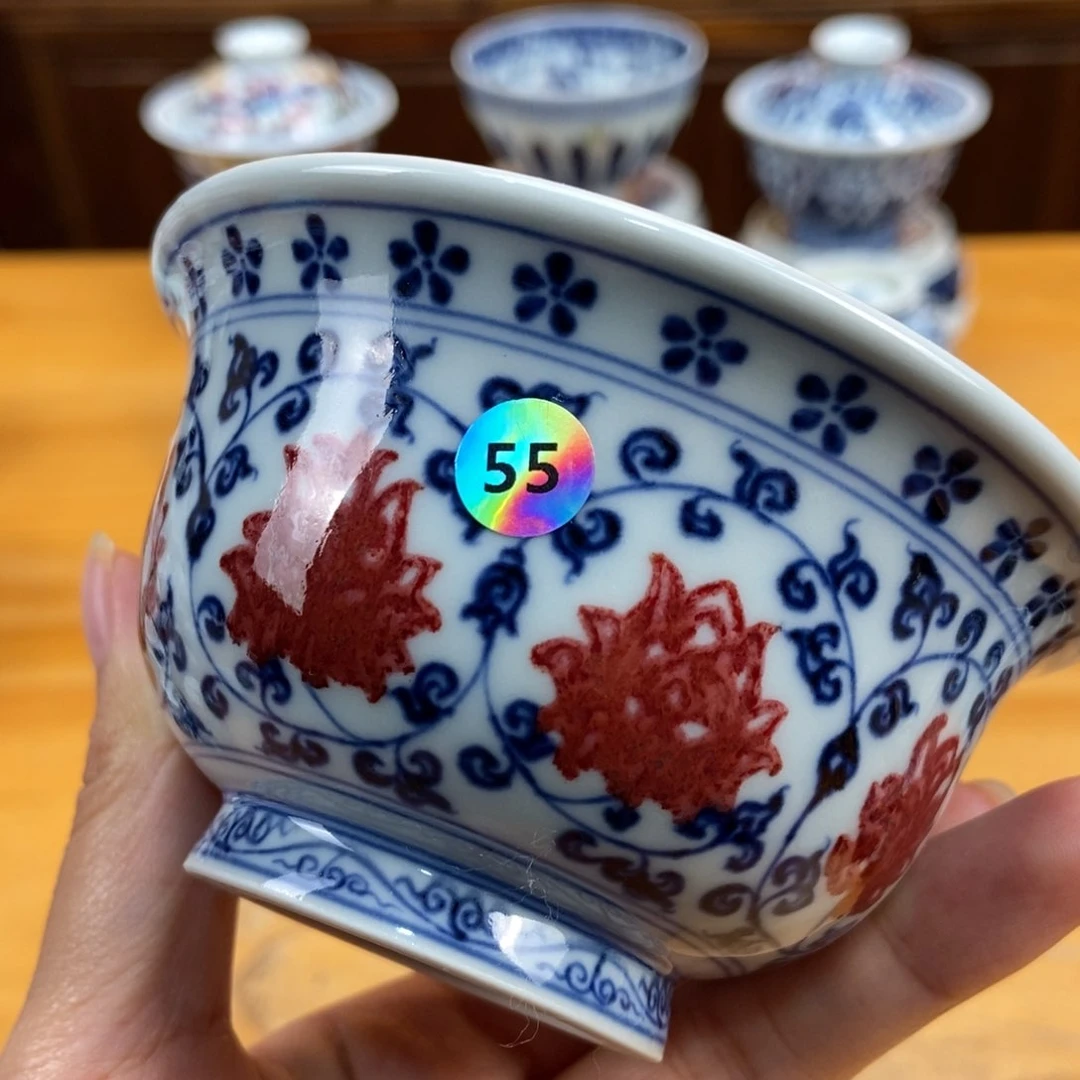 手绘现代茶具非古董
