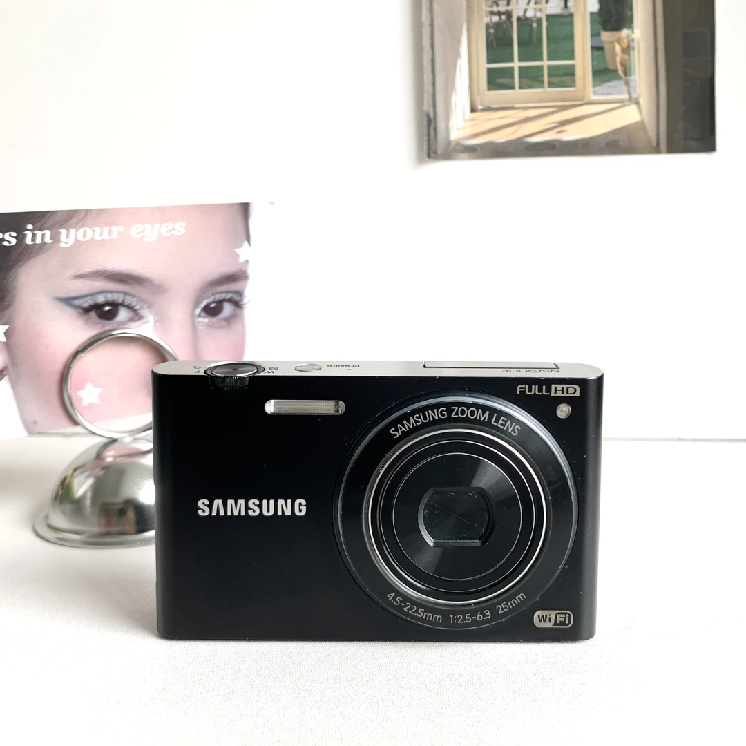 9新 Samsung/三星 mv900f黑色翻转屏可自拍1600万像素 冷白透亮