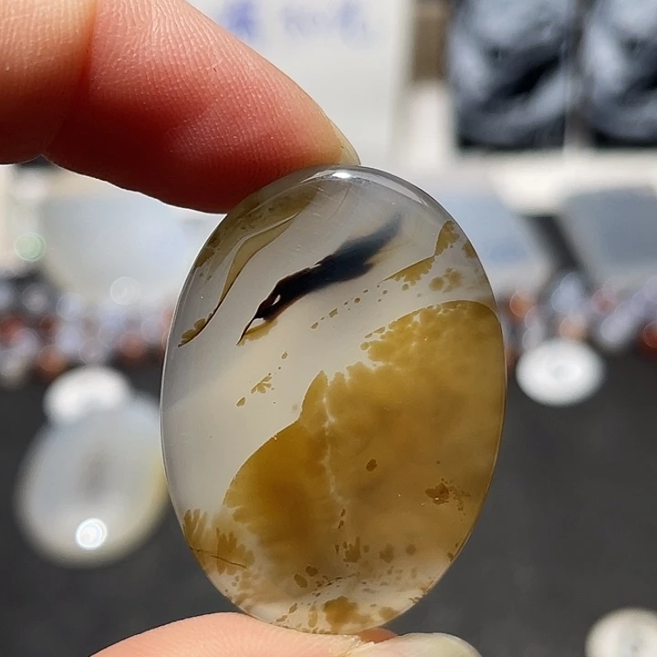 玛瑙/玉髓未镶嵌吊坠(不含链)