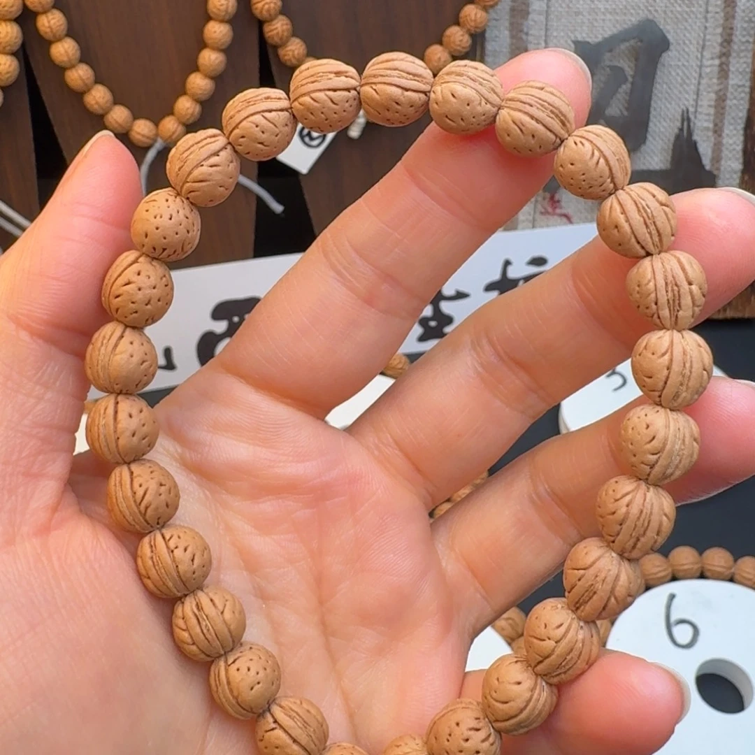 手串桃核9野生桃核手持