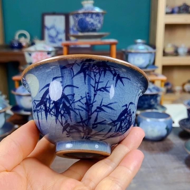 瓷片手工制作工艺精湛等特点