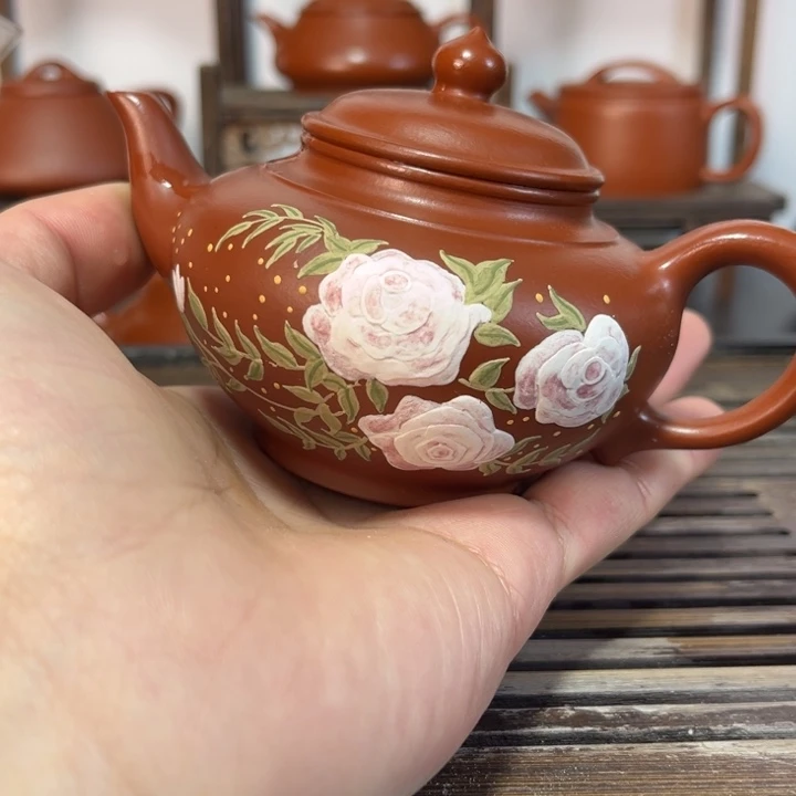 紫砂茶壶原矿紫砂手工制作