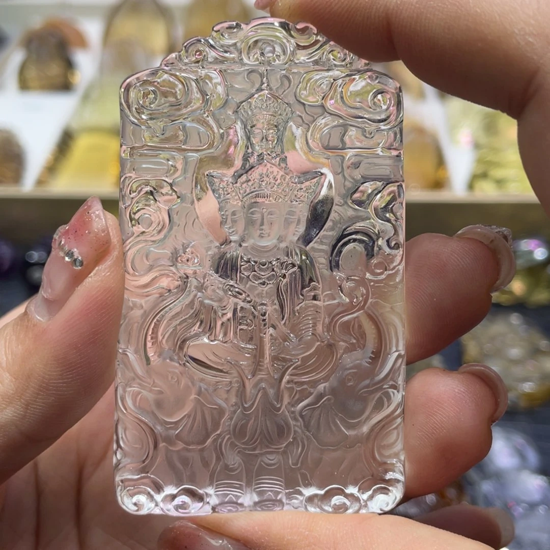 水晶颈饰未镶嵌定制