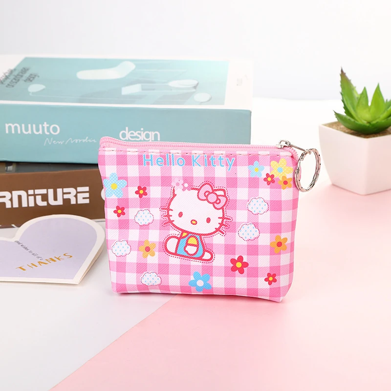 hellokitty卡通可爱动物零钱包PU皮零钱袋钥匙收纳包