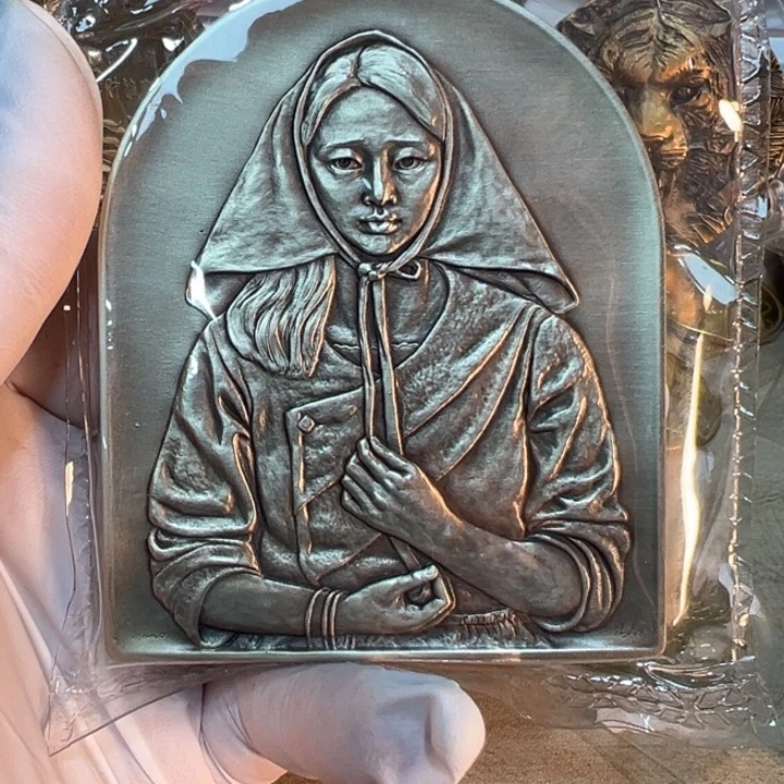 其他普通金属北方姑娘铜章一枚