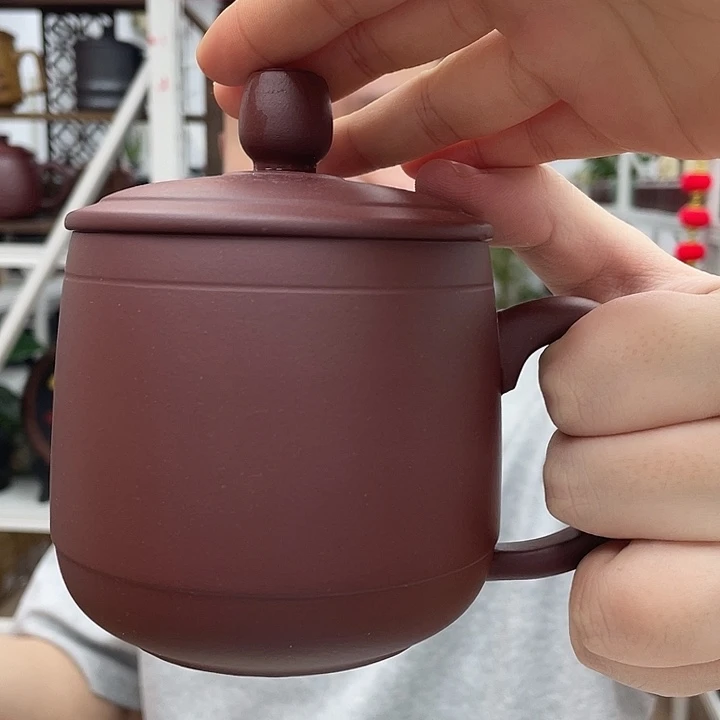 茶杯紫砂原矿紫砂