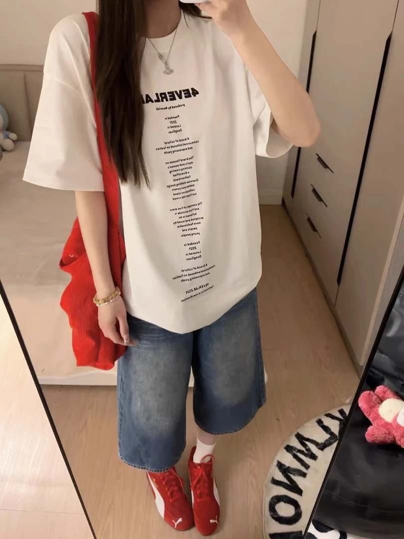 质量太好了！280克重磅国潮标语短袖男女同款