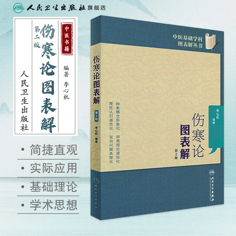 人卫伤寒论图表解(第2版) 中医基础学科图表解丛书零基础初学入门
