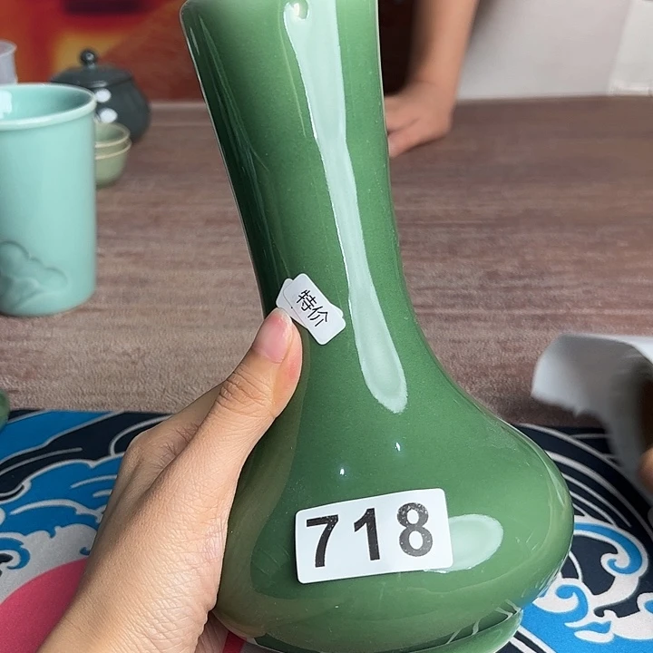 龙泉云间青瓷小米茶器