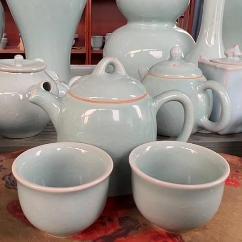 汝瓷秦权微微瑕福利