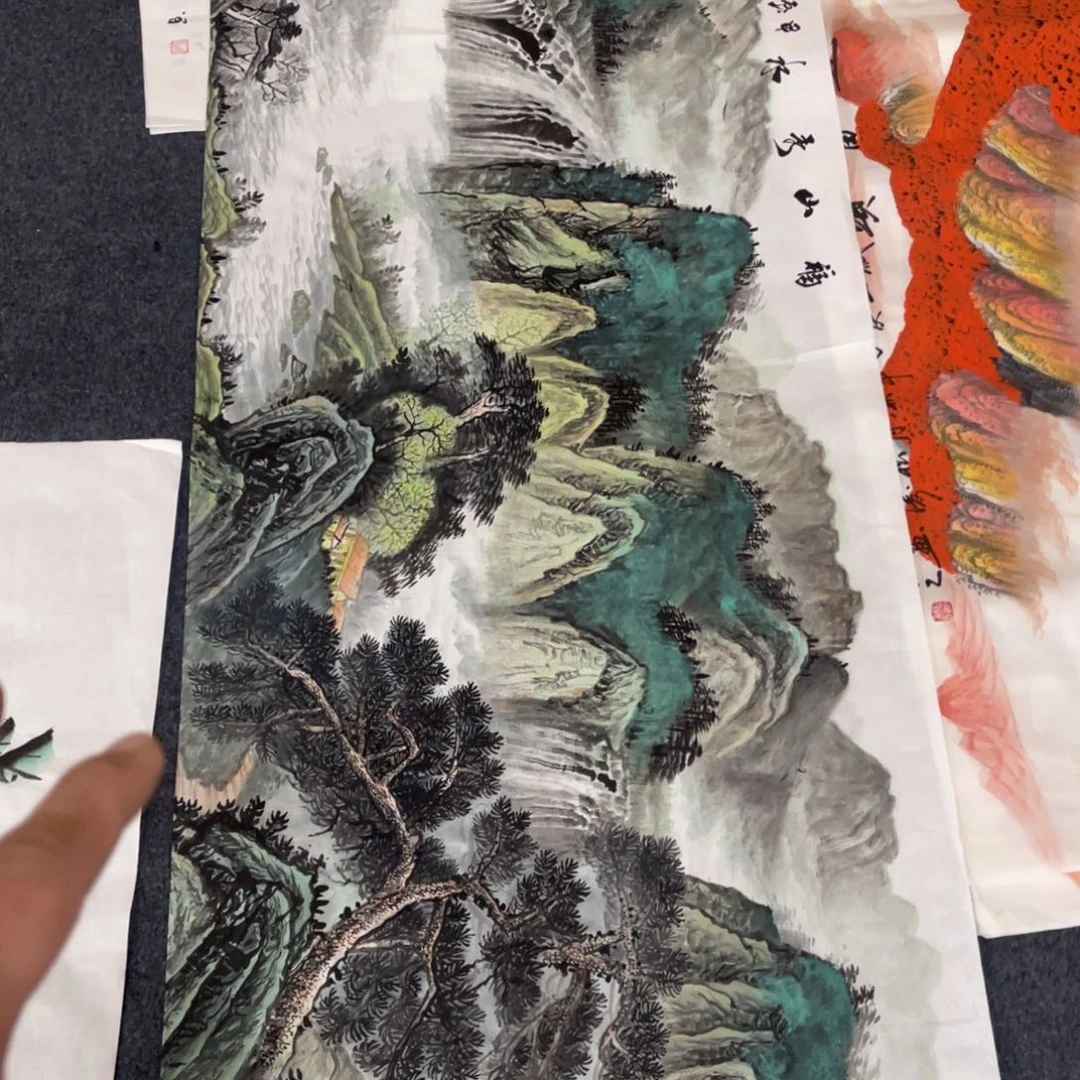 国画处理作品看好再拍哦