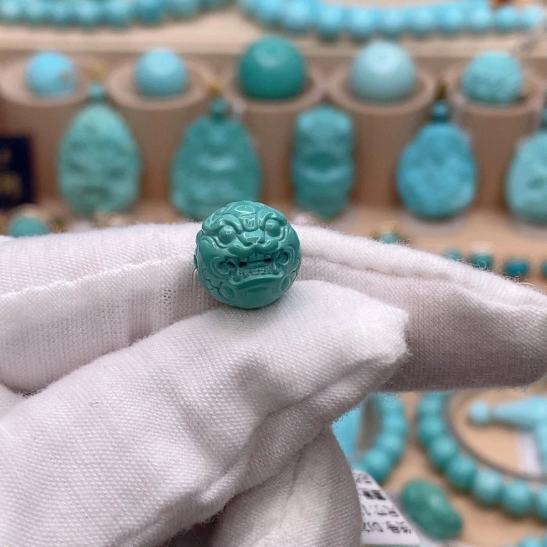 绿松石未镶嵌珠宝奇石12mm