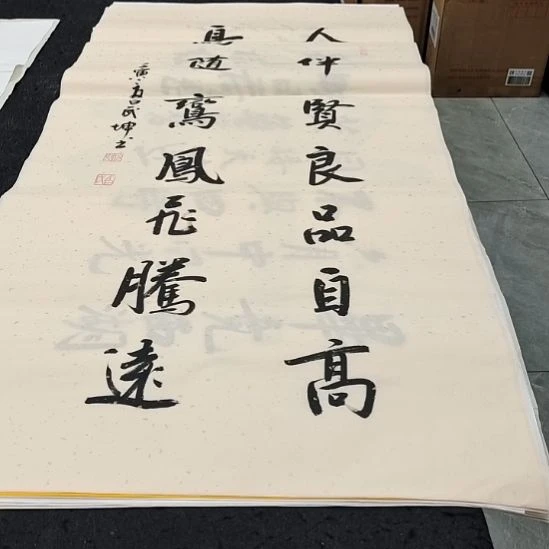 翰墨白武坤老师作品一副