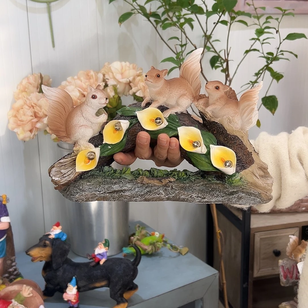 花园摆件红红火火