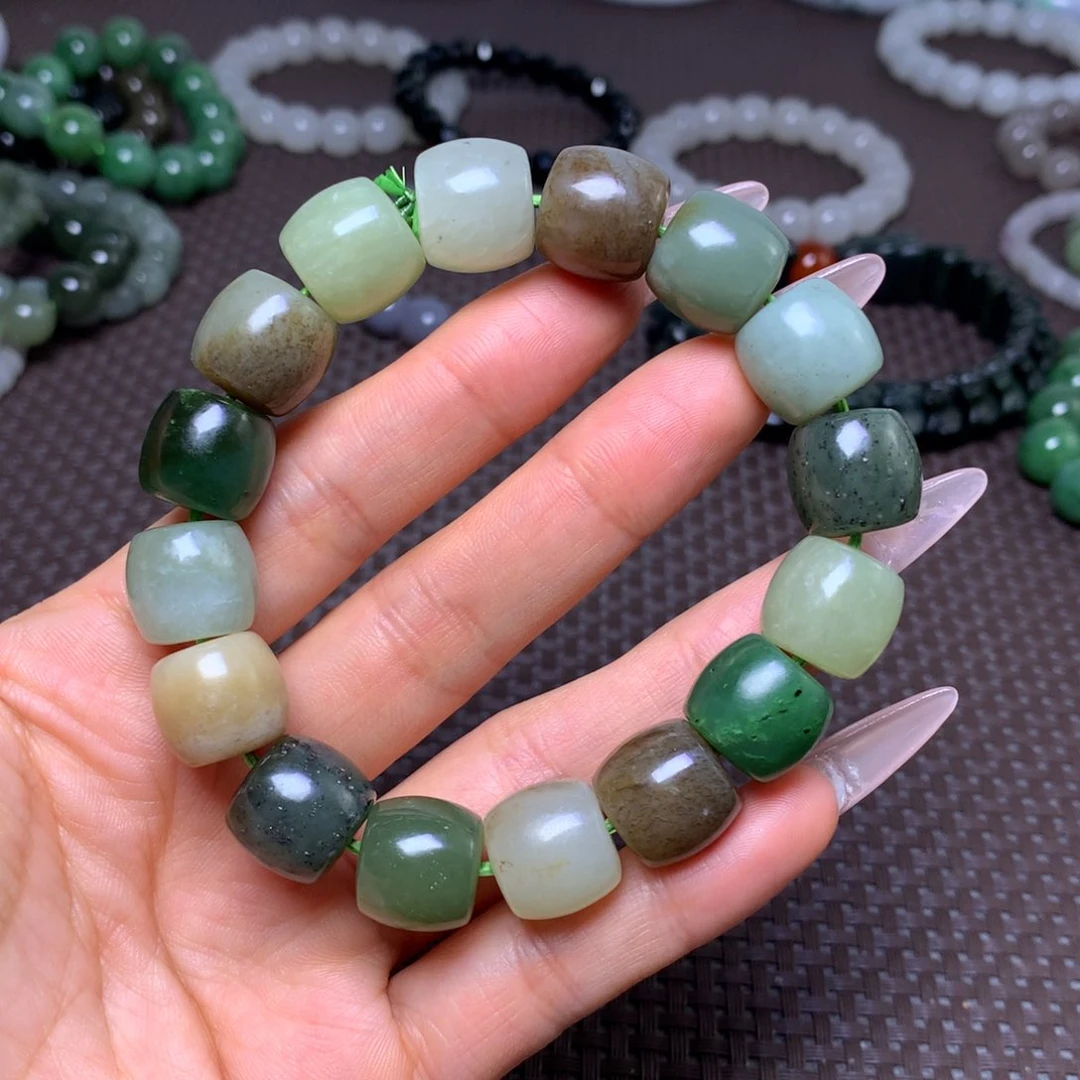 未镶嵌手串和田玉卡14