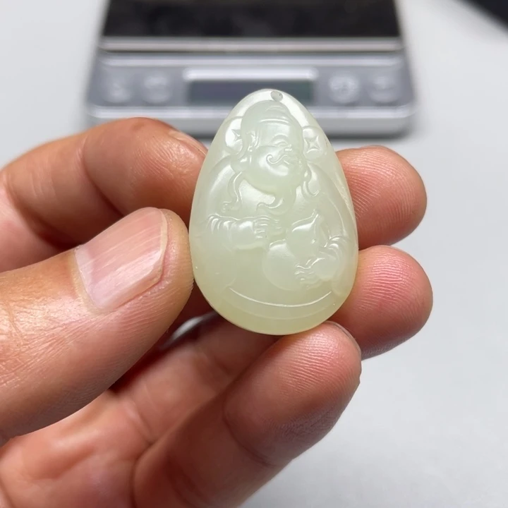 和田玉吊坠(不含链)未镶嵌未*