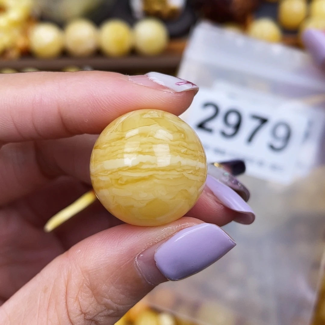 未镶嵌蜜蜡珠宝奇石微瑕22.7